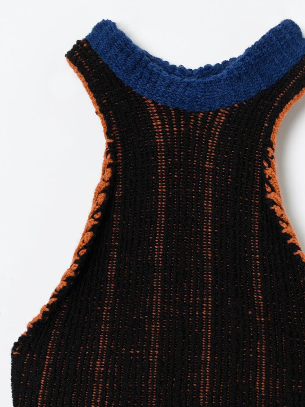 Eckhaus Latta Knit Cropped Halter Tank - Picture 4 of 6